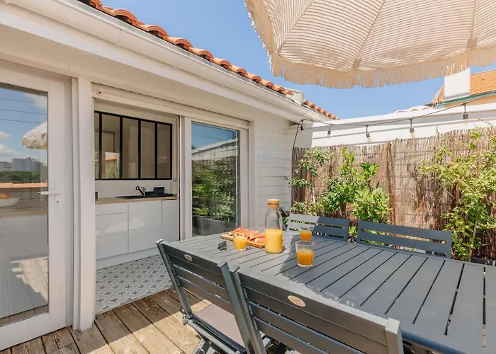 Little Bibi Terrace - Cote Des Basques And Private Garage Biarritz